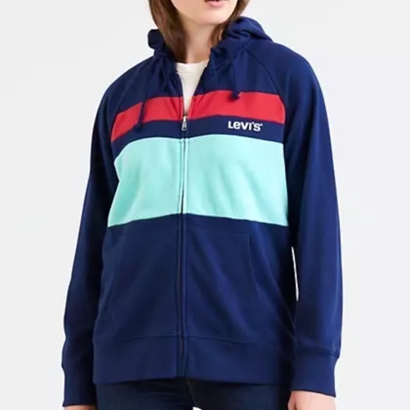 Levi’s striped block hoodie - Picture 1 of 7